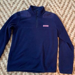 Vineyard Vines navy fleece, youth XL (18).